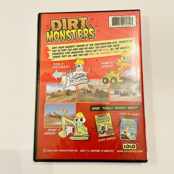 NEW DVD Totaly Trucks: Dirt Monsters Big Trucks Dig Scoop Dump ORIGINAL SEALED - Picture 11 of 12